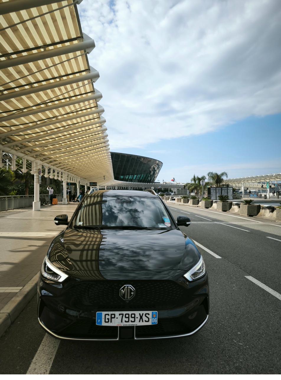 MG ZS EV at Nice Airport
